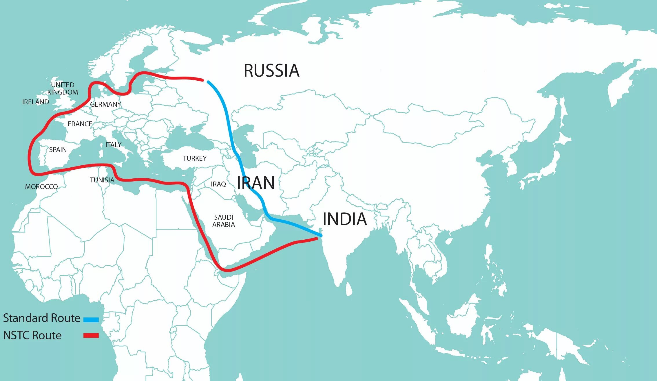 Россия индия морем