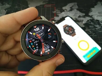 Amazfit gtr установить циферблат