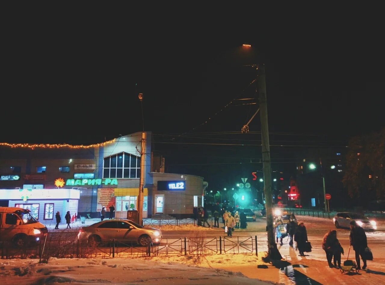 Рубцовск ночью