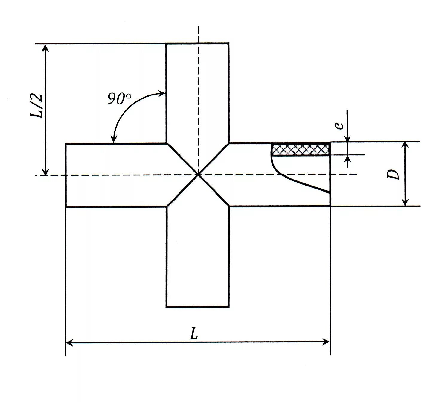 Чертеж крестовины зил 130. Крестовина карданного вала ваз 2107 чертеж. Крестовина карданного вала ваз 2101 размеры. Крестовина 2764 чертеж. Крестовина чертеж.
