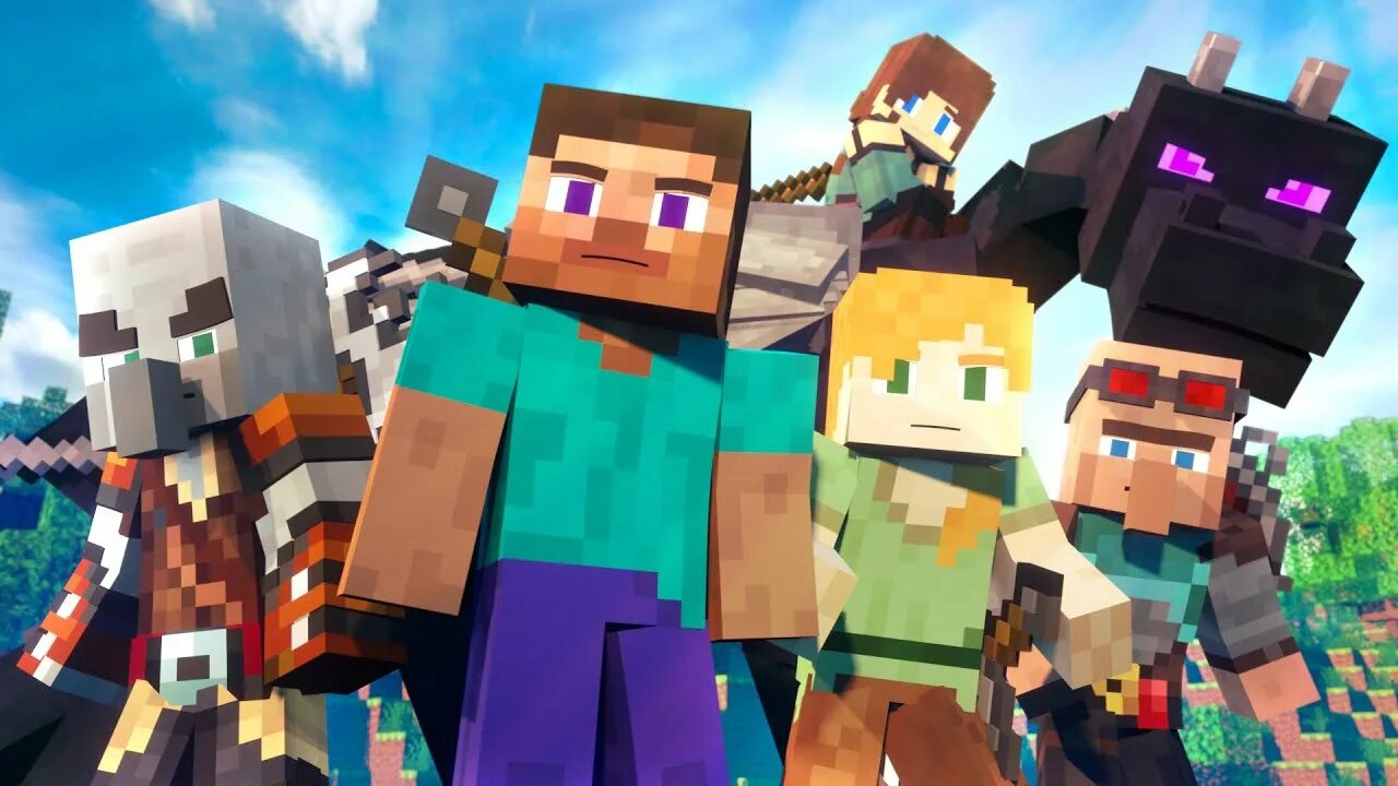 Steve adventure. Black Plasma Studios Алекс и Стив. Майнкрафт трейлер. Майнкрафт ХЕРОБРИН И Стив. Minecraft Adventure.