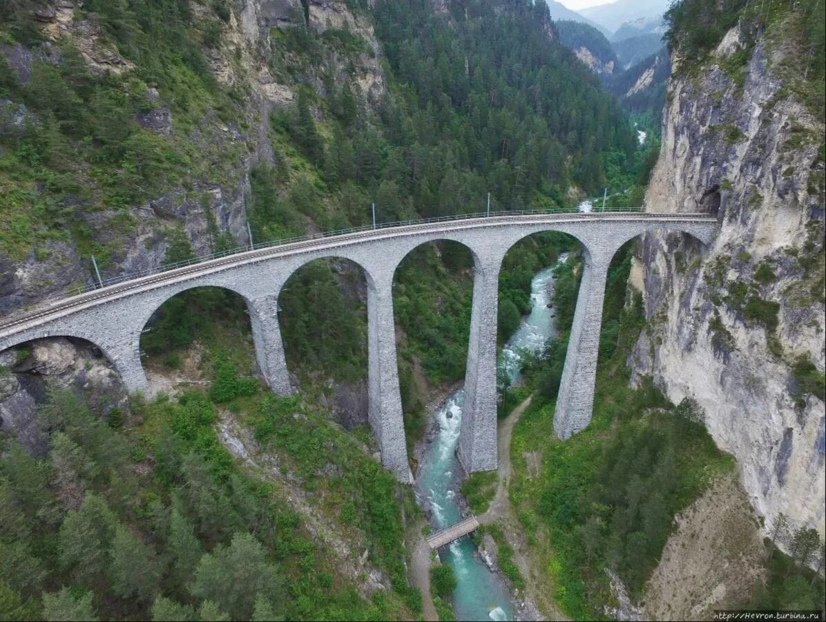 Виадук Ландвассер Швейцария. Железнодорожный мост виадук Ландвассер. Акведук лангвассе Швецария. Пудлинговый виадук в Швейцарии. Most prepared