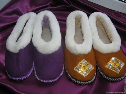 Тапочки с мехом для дома