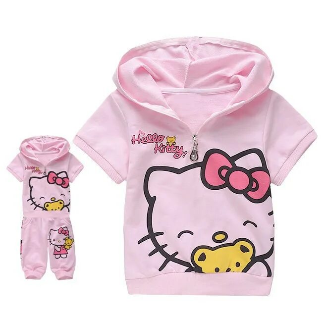 Хэллоу одежда. Hello Kitty одежда. Костюм "hello Kitty". Детский набор одежды hello Kitty. Хеллоу Китти с комплектом одежды.