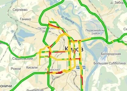 Пробки дзержинский