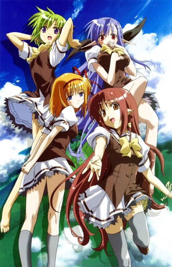 Шаффл аниме. Shuffle аниме. Шафл нерине. Шафл это. Аниме гарем шафл.