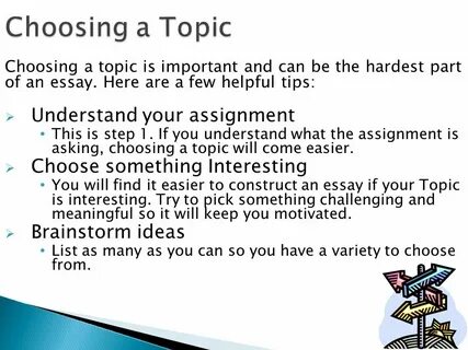 Choose topics