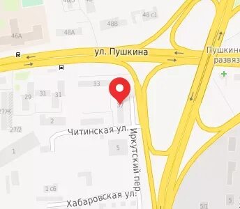 Карта томск пушкина