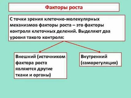 Фактором роста является