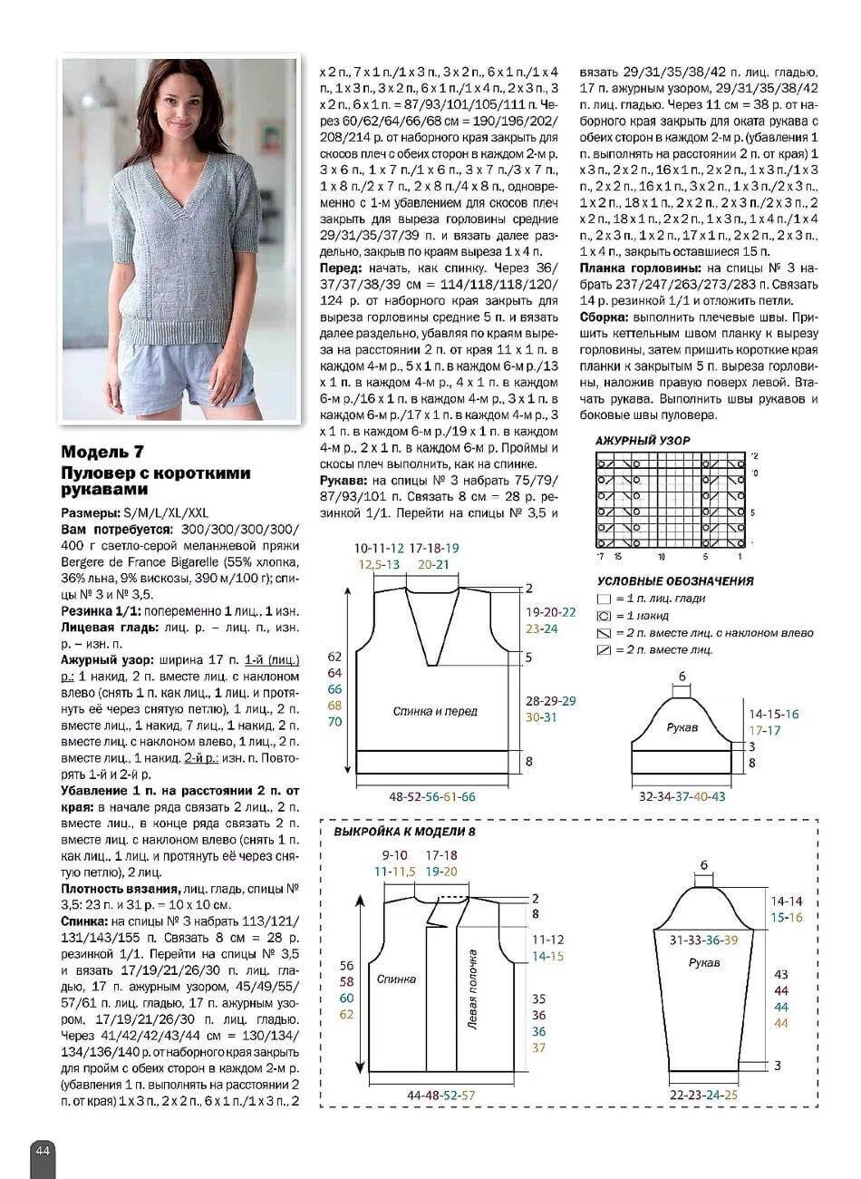 Пуловер с коротким рукавом спицами женский схема и описание. Свитер с коротким рукавом спицами для женщин схемы. Вязаные кофточки с коротким рукавом спицами со схемами и описанием. Вязать кофту спицами для женщин для начинающих 44 размер. Полуверы спицами со схемами