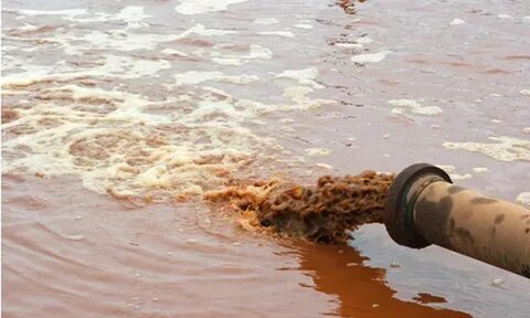 Загрязнение водоемов промышленными выбросами