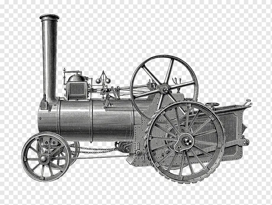 Паровая машина. Паровой трактор. Трактор на паровом двигателе. Паровая машина корабля. Паровий