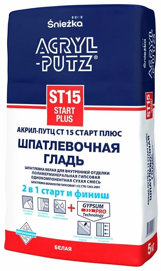 Шпаклевка минск. Шпатлевка Sniezka Acryl-Putz start st10. Шпаклёвка акрил Путц старт-финиш. Sniezka — Acryl-Putz St 10. Акрил Путс шпаклевка старт.