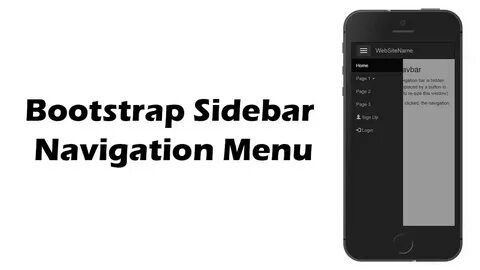 Bootstrap меню