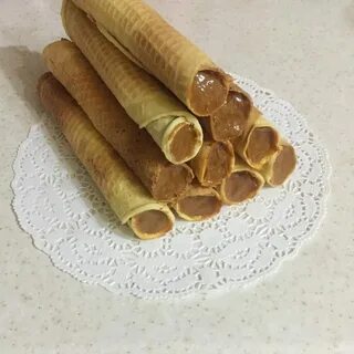 Трубочки с вареной сгущенкой