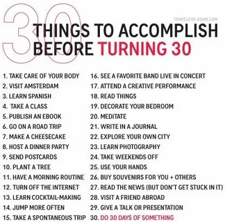 You got things to do