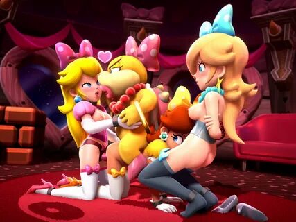 onmodel3d, princess daisy, princess peach, princess rosalina, wendy o. koop...