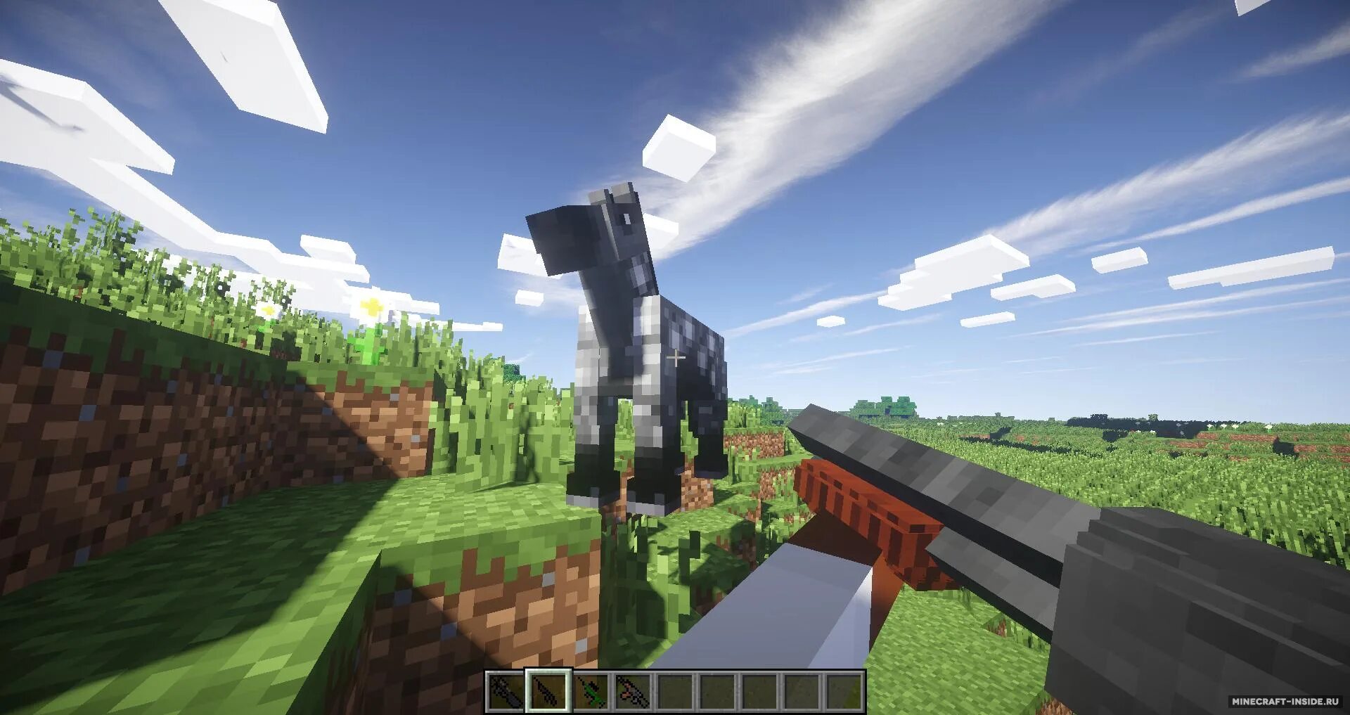Мод minecraft pubg. Майн pocket edition 1.7.. guns mod 1.12.2. мод на 3д оружие. 3д оружие в майнкрафте.