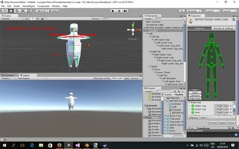 Unity характеристики