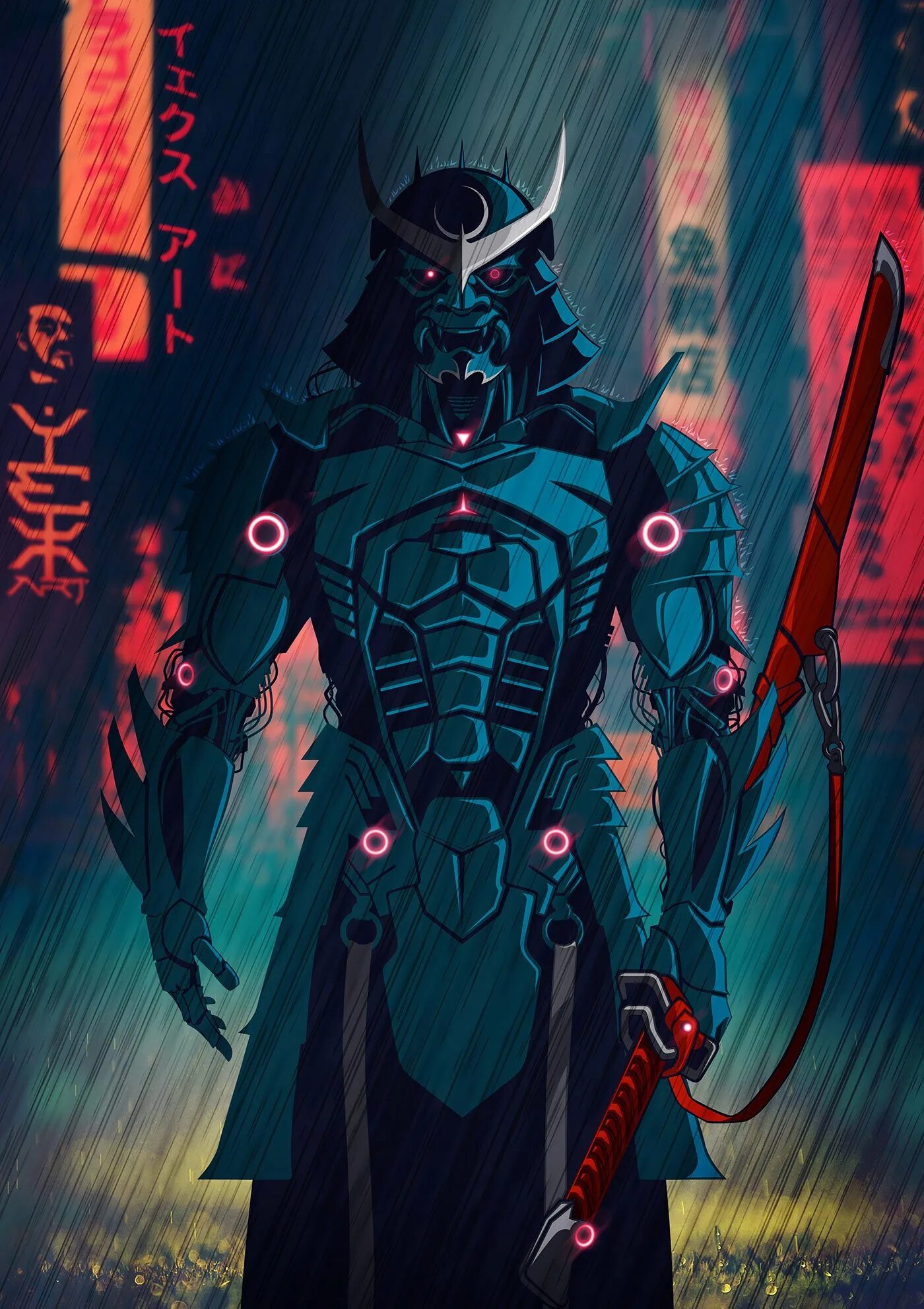 Samurai киберпанк 2077. Cyberpunk 2077 самурай арт. Самурай киберпанк. Киберпанк 2077 демон самурай. Cyberpunk 2077 арт неон.