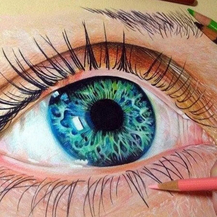 Объемный глаз рисунок. Красивые нарисованные глаза. Нарисовать цветной глаз. Глаза необычные рисовать. Нарисованные глаза в цвете.