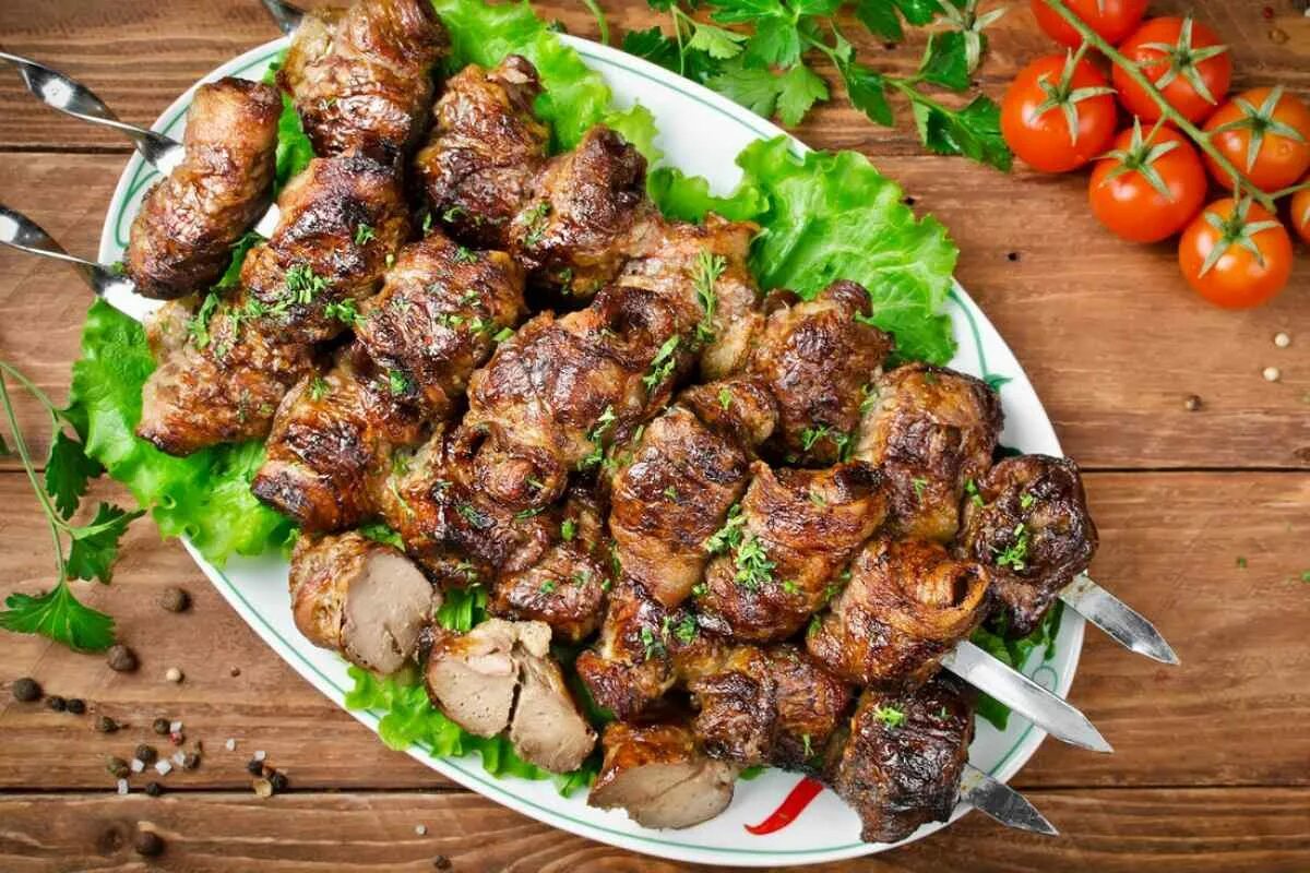 Шашлык ш. Говяжьей печени shashlik. Хан кебаб. Шашлык Хан кебаб. Жигар кабоб.