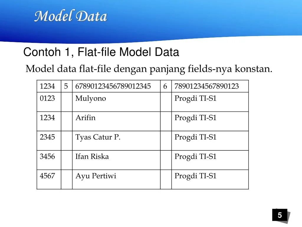 Flat file. Flat model database. Flat file database.
