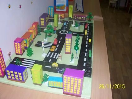 Город улица средняя группа