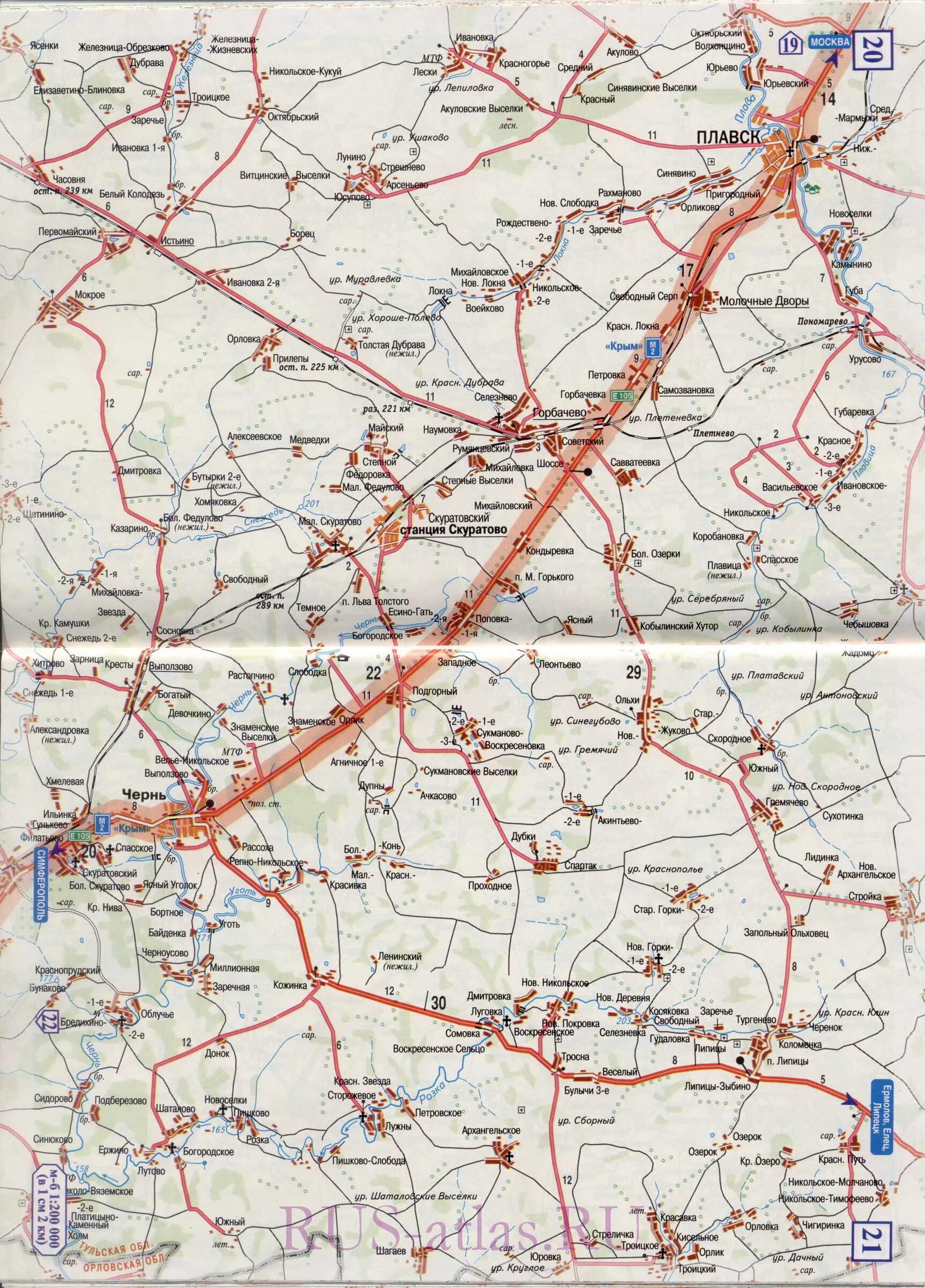 Карта дорог тула. Трасса м2 Москва Тула. Трасса м2 на карте. Карта трассы м2. Автодорога м-2 на карте.