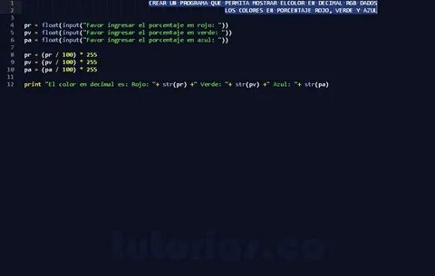 Python colors