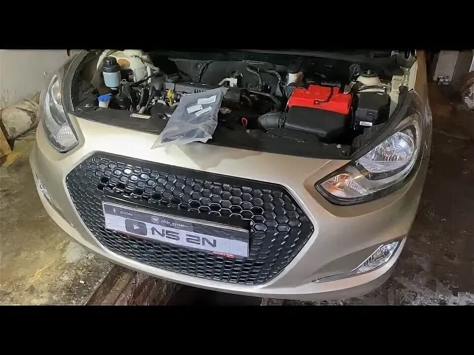 Как снять фару Хендай Солярис (Hyundai Solaris) - YouTube
