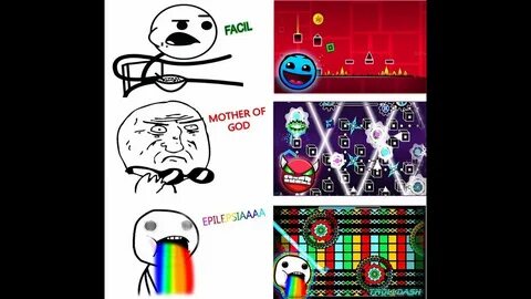 Смешной geometry dash