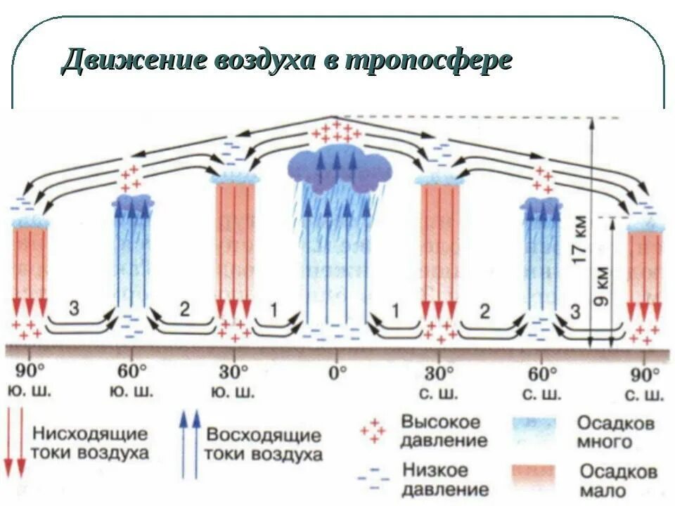 Распределение осадков на земле