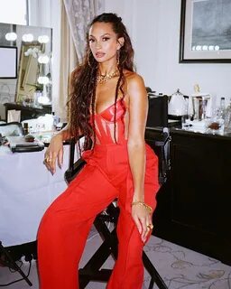 Alesha Dixon sizzles in a red cut out corset as Britain’s Got Talent return...