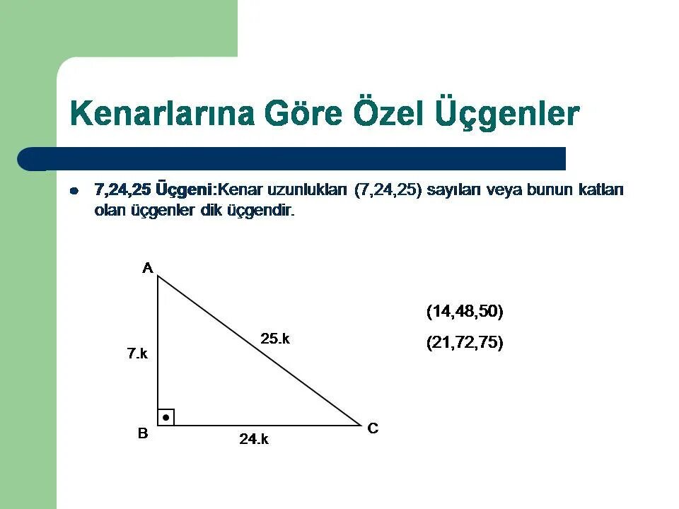 3 67 8 13. 90 Или 45 45. Karpman ucgeni. 6 8 10 Ucgeni. Pslesdin 5.