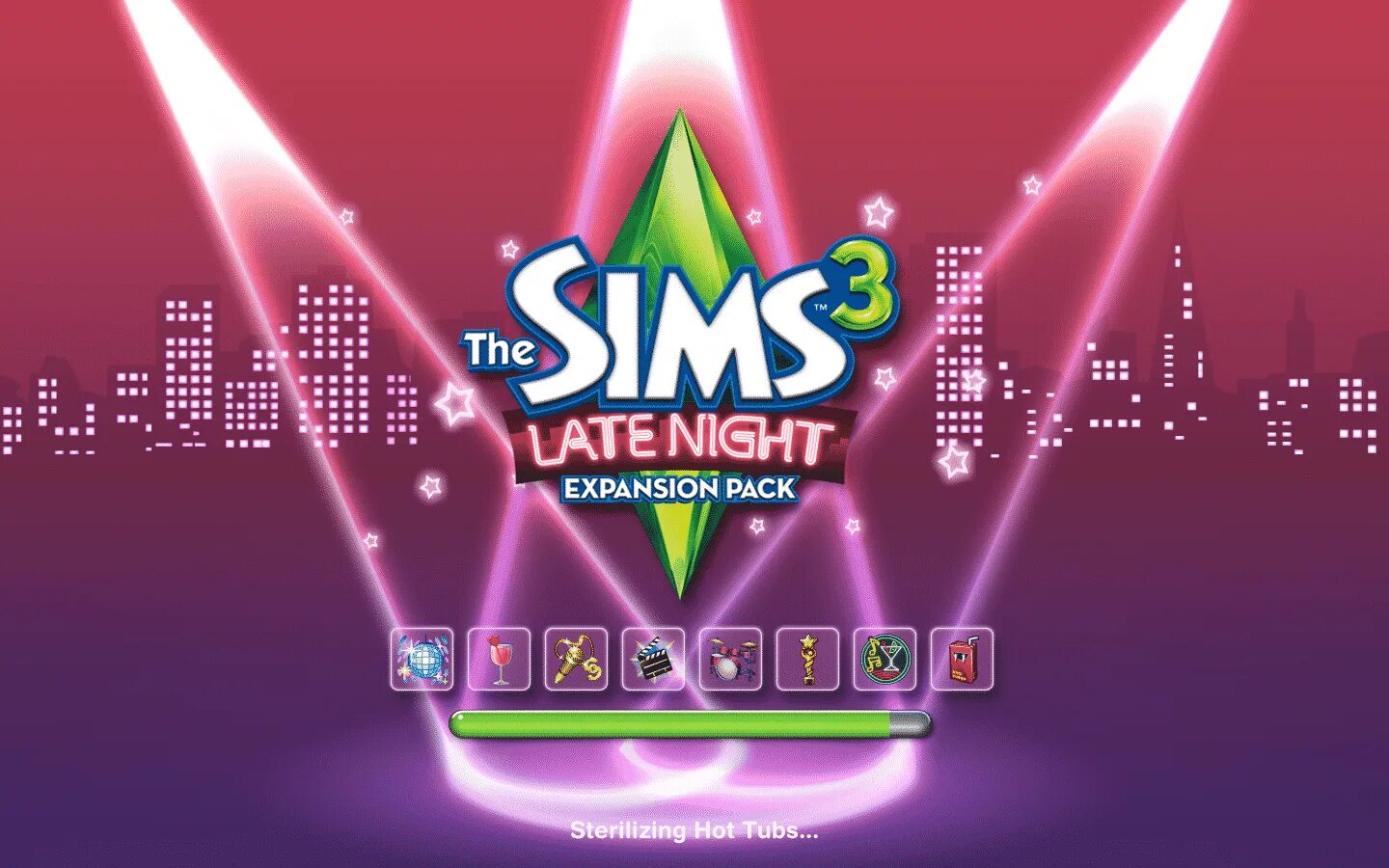 Включи 3 запусти. SIMS 3 дополнение в сумерках. SIMS 3 late Night. The SIMS 3 загрузочный экран. The SIMS 3 В сумерках.