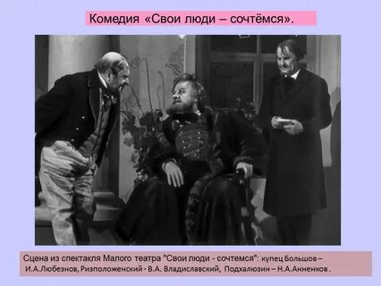 Герои а н островского