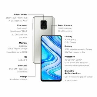Характеристика телефона redmi note 9