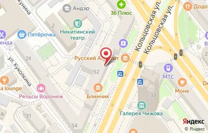 Воронеж 52 на карте