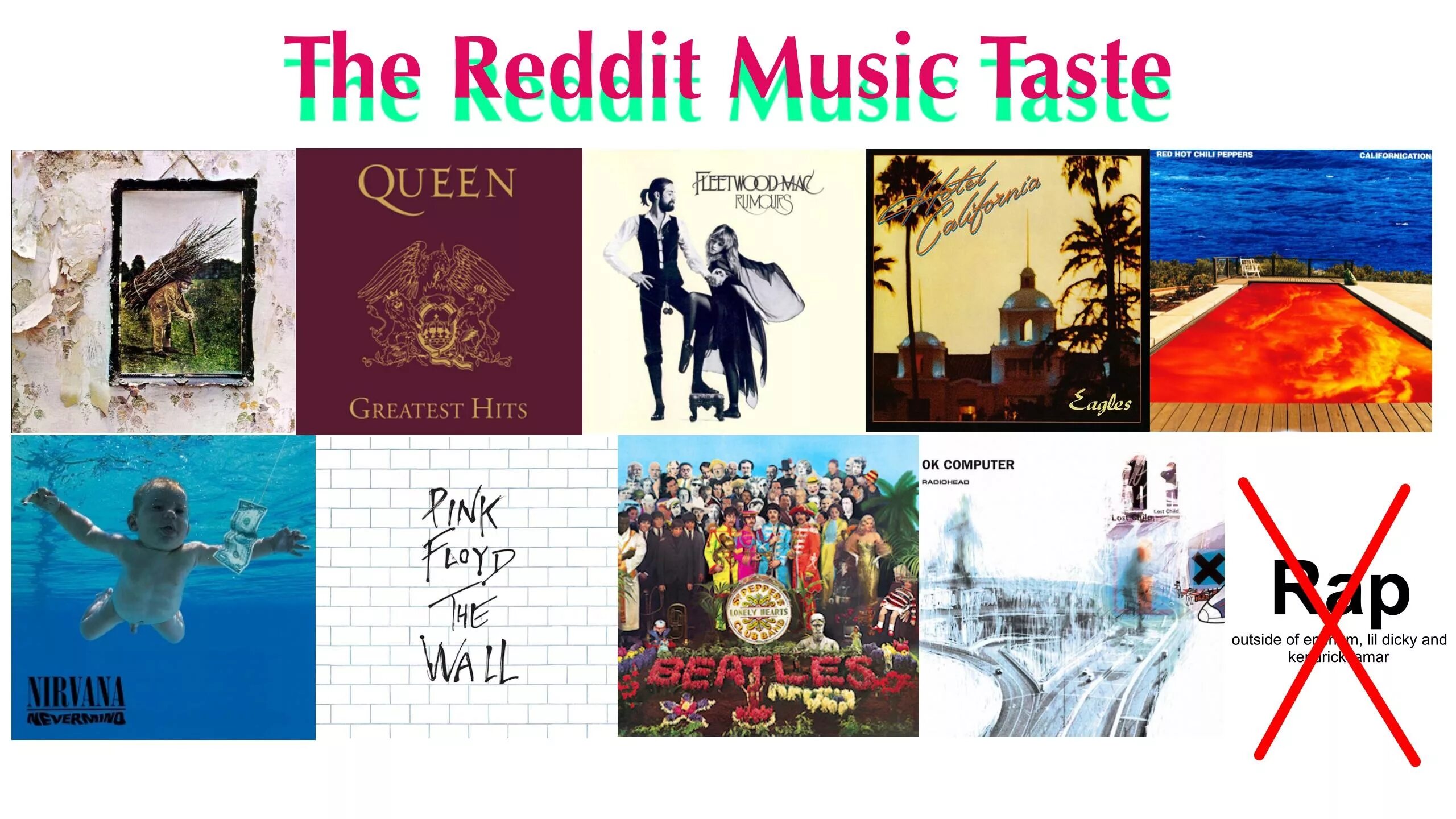 Reddit. My Musical taste also my Musical taste. This tastes good