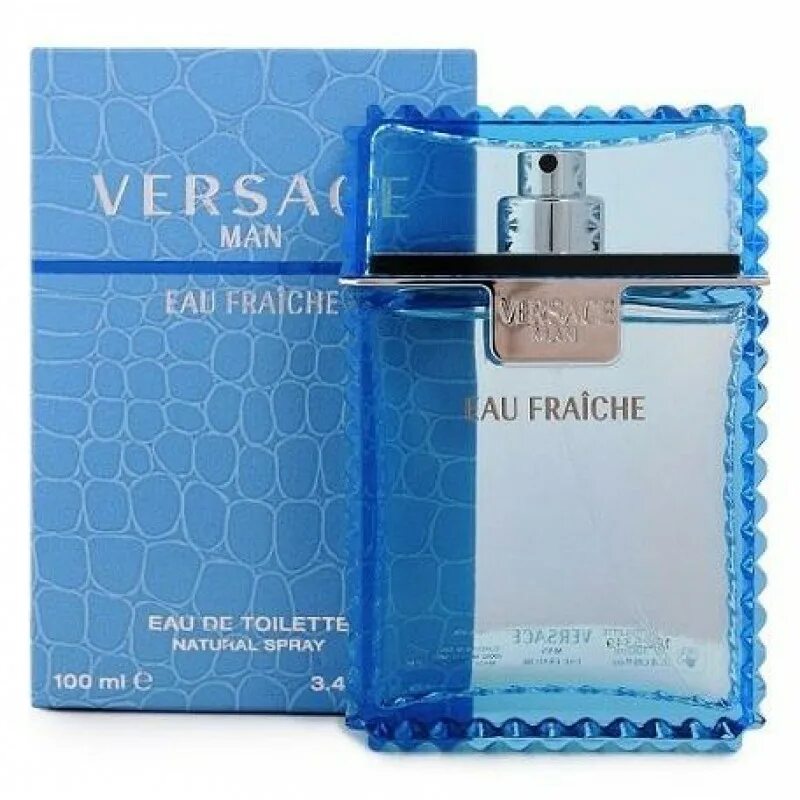 Мужская вода versace. Versace man Eau Fraiche 100 ml. Versace Eau Fraiche. Туалетная вода Versace Versace man Eau Fraiche. Versace man Eau Fraiche (Versace) 100мл.