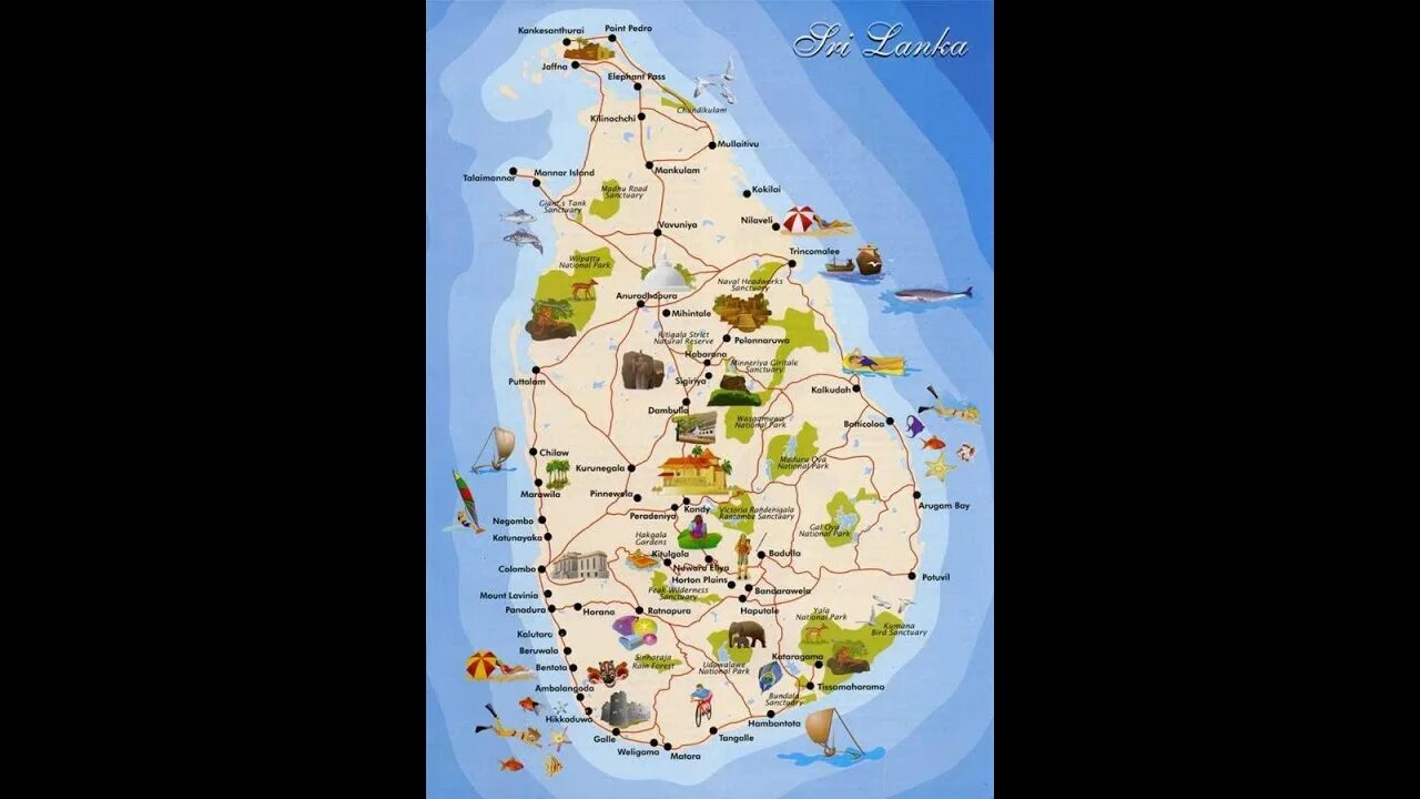 Достопримечательности шри ланки на карте. Шри-Ланка достопримечательности на карте. Шри Ланка достопримечательности на карте острова. Карта Шри Ланки с достопримечательностями на русском языке.
