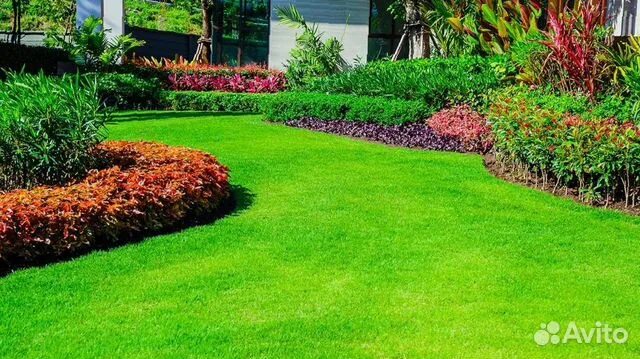 Газон в саду Grüner rasen, Sitzecken garten, Garten