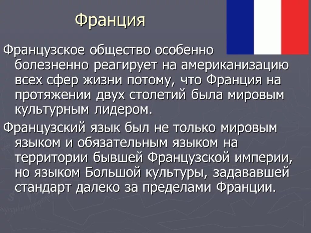 Болезненно реагирует. Общество Франции. Французское сообщество. Особенности общества Франции. Общество французов.