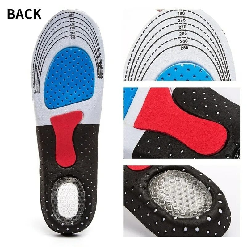 Стельки спортивные insoles. Стельки антишок. Стелька универсальная спорт. / 187-005. Functional Shoe Pad стельки.