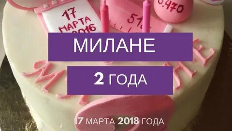 Милане годик поздравление