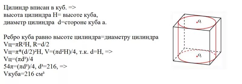 Площадь куба со стороной 3