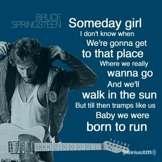Music Sing, 80s Music, Good Music, Bruce Springsteen Songs, Song Lyric Quot...