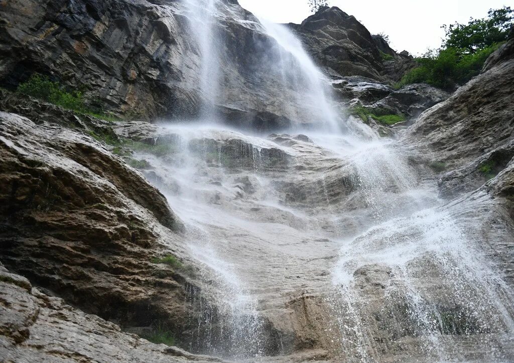 Ускутские водопады в Крыму. Черемисовские водопады Крыма. Высокий водопад на полуострове Крым. Крым бага водопады.