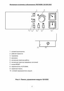 Инструкция по применению котла протерм